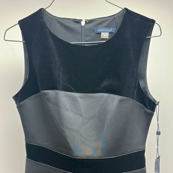 Beautiful Tommy Hilfiger Black Sleeveless Sheath Dress size 4 - Picture 3 of 8